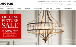 Lamps Plus website