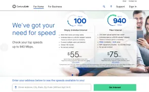 CenturyLink website