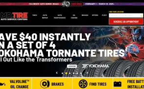 Mr. Tire website
