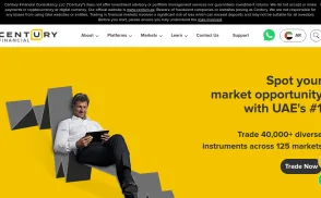 Century Financial Brokers website