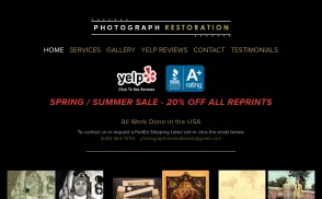 Photograph Restoration website
