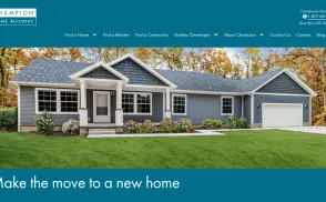 Champion Home Builders website