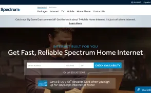 Spectrum.com website