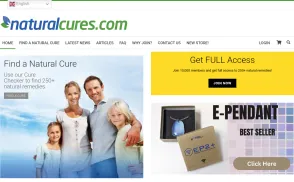Natural Cures / Snowflake Media website
