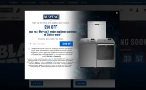 Maytag website