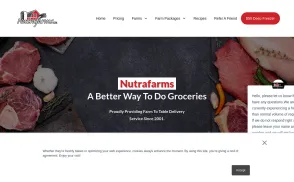 Nutrafarms website