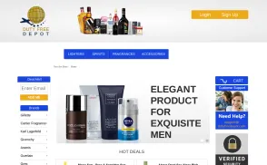 Duty Free Depot website