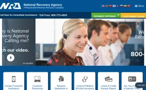 National Recovery Agency / NRA Group website