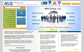 National Recovery Agency / NRA Group website