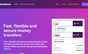 WorldRemit website