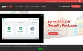 SafeTouch Security website