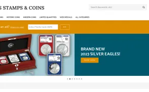 PCS Stamps & Coins website