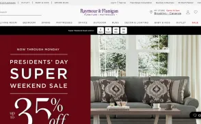 Raymour & Flanigan Furniture website