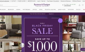 Raymour & Flanigan Furniture website