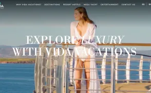 Vida Vacations website