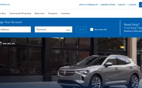GM Financial website