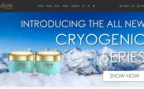 Adore Cosmetics website