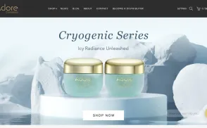 Adore Cosmetics website