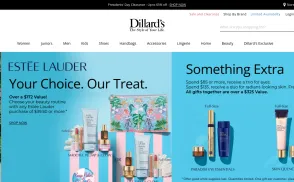 Dillard's website