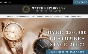 Watch Repairs USA website