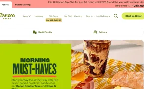 Panera Bread website