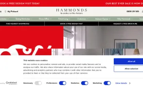 Hammonds Furniture website