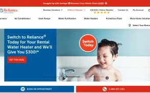 Reliance Home Comfort website
