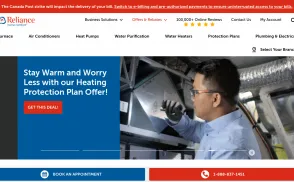 Reliance Home Comfort website