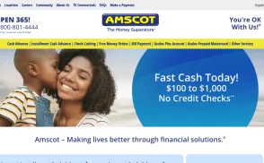 Amscot Financial website