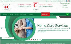 Iranian Hospital - Dubai website