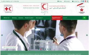 Iranian Hospital - Dubai website