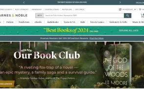 Barnes & Noble Booksellers website