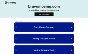 Bravo Moving Company website