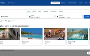 Travelocity website