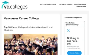 Vancouver Career College website