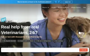 JustAnswer website