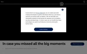 Volkswagen website