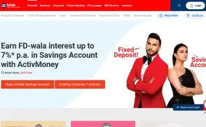 Kotak Mahindra Bank website