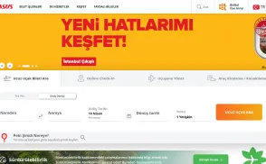 Pegasus Airlines website