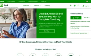 TD Bank website