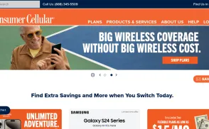 Consumer Cellular website