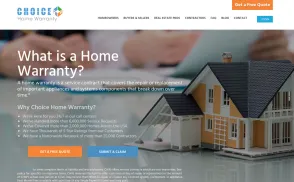 Choice Home Warranty website