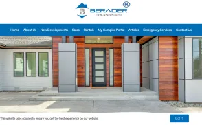 Berader Properties website