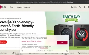 LG Electronics website