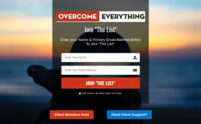 Overcome Everything website