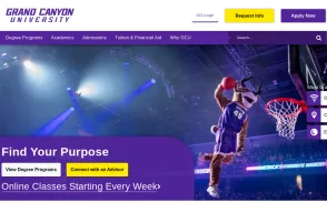 Grand Canyon University [GCU] website