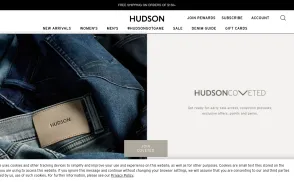 Hudson Jeans website