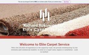 Elite Carpet Service / Richard J Rokowski website
