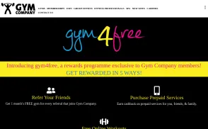 Gym Company website