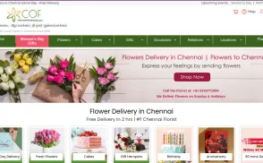 Chennai Online Florists website